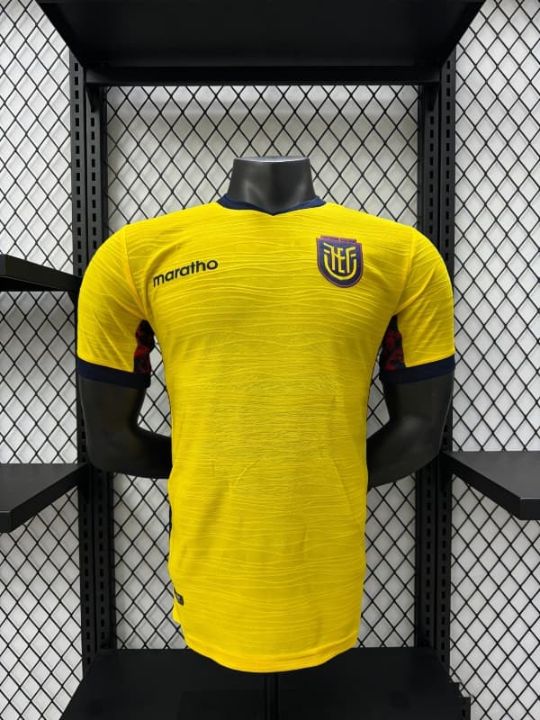 Thailand Quality(AAA) 2026 Ecuador Home Soccer Jersey (Player)