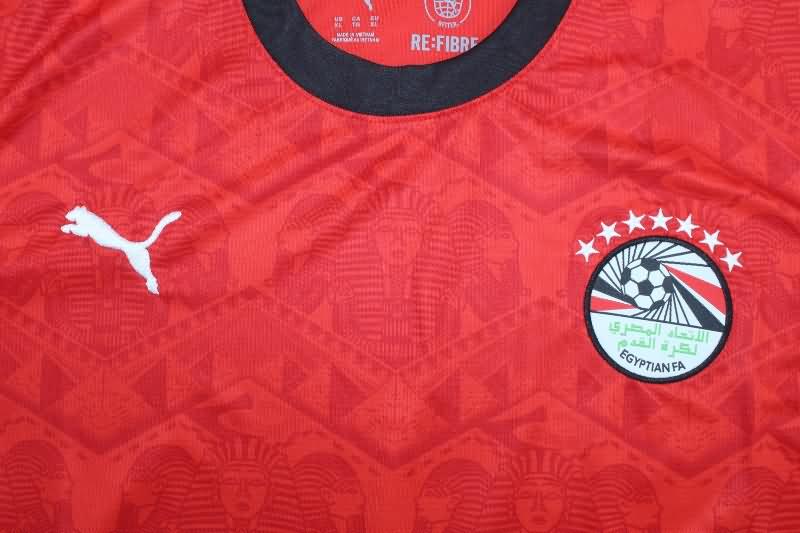 Thailand Quality(AAA) 2025 Egypt Home Soccer Jersey