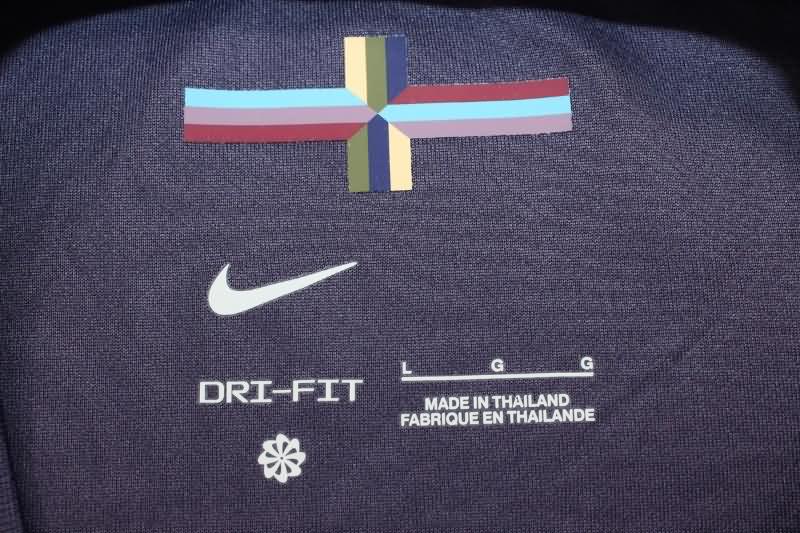 Thailand Quality(AAA) 2024 England Away Soccer Jersey