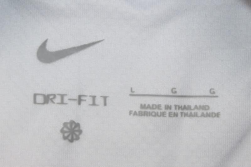 Thailand Quality(AAA) 2024 England Home Long Sleeve Soccer Jersey