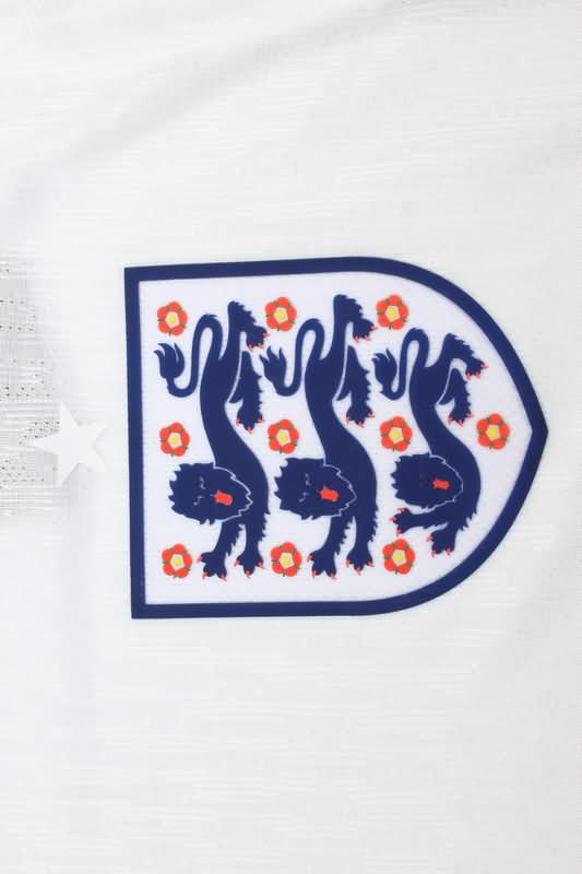 Thailand Quality(AAA) 2024 England Home Long Sleeve Soccer Jersey (Player)