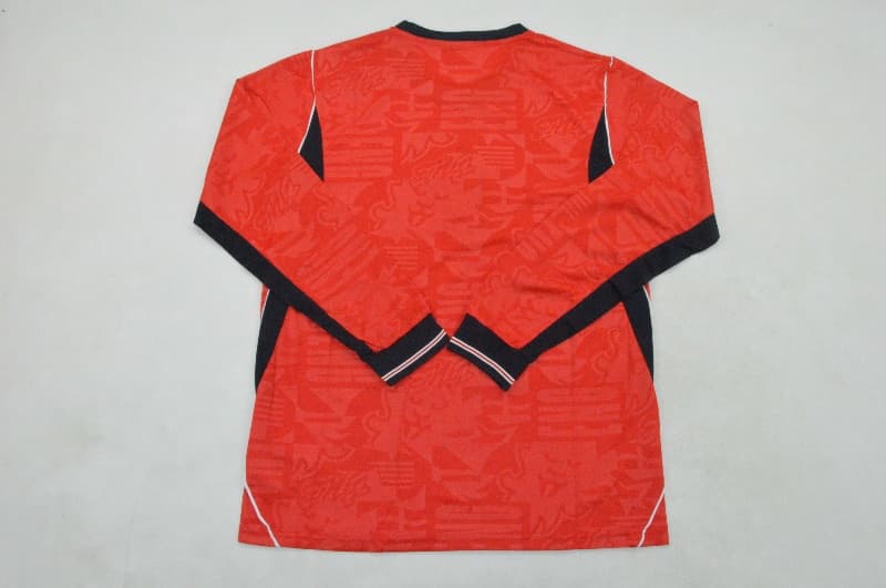 Thailand Quality(AAA) 2026 England Away Long Sleeve Soccer Jersey