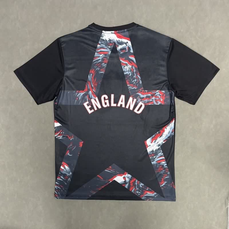 Thailand Quality(AAA) 2026 England Goalkeeper Black Soccer Jersey