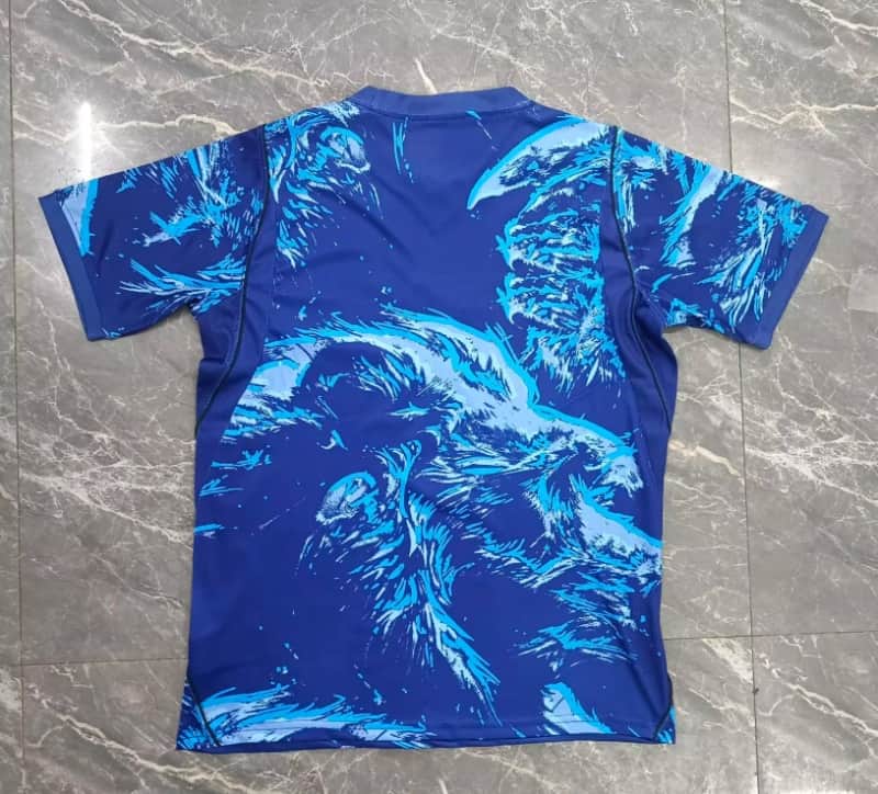 Thailand Quality(AAA) 2026 England Goalkeeper Blue Soccer Jersey