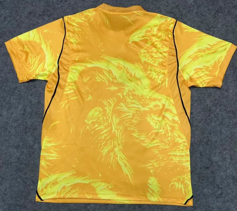 Thailand Quality(AAA) 2026 England Goalkeeper Yellow Soccer Jersey