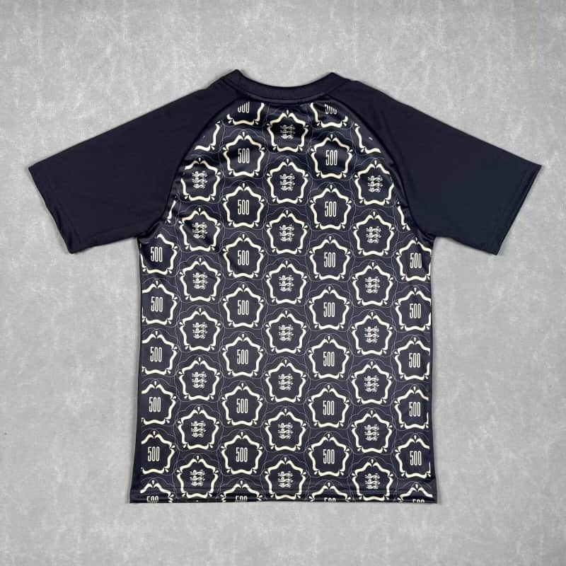 Thailand Quality(AAA) 500th England Anniversary Black Soccer Jersey