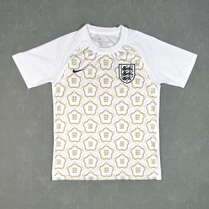 Thailand Quality(AAA) 500th England Anniversary White Soccer Jersey Thailand Quality(AAA) 500th England Anniversary White Soccer Jersey