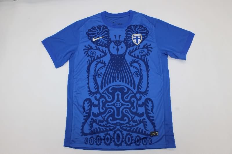 Thailand Quality(AAA) 2025 Finland Away Soccer Jersey