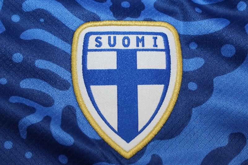 Thailand Quality(AAA) 2025 Finland Away Soccer Jersey