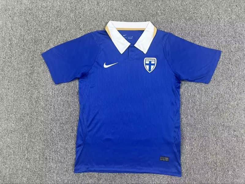Thailand Quality(AAA) 2026 Finland Away Soccer Jersey