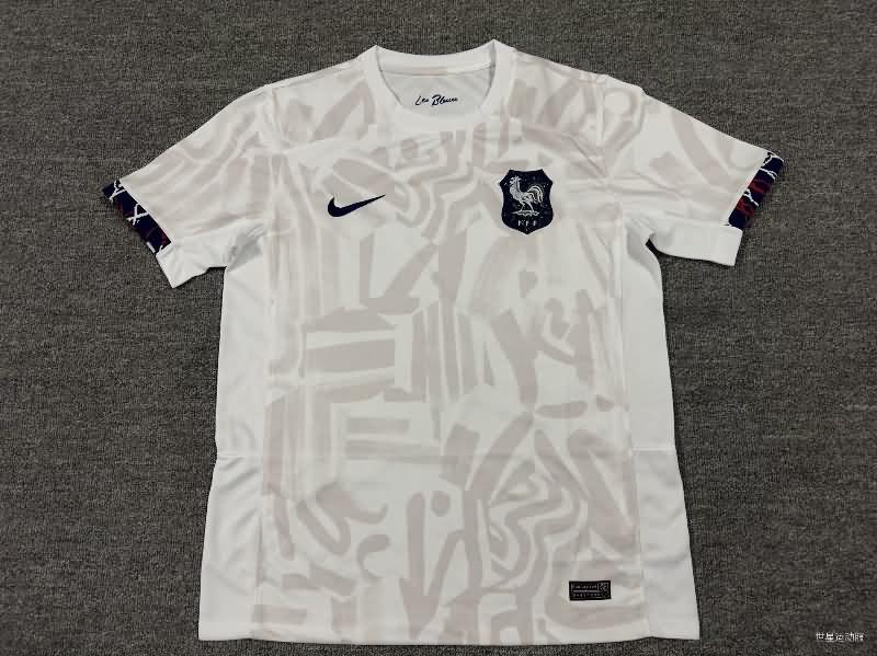 Thailand Quality(AAA) 2023 France Away Soccer Jersey