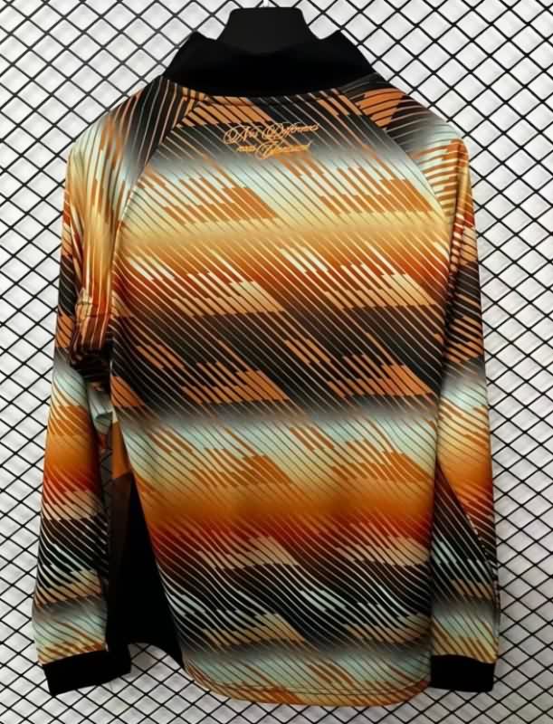 Thailand Quality(AAA) 25/26 France Goalkeeper Long Sleeve Soccer Jersey