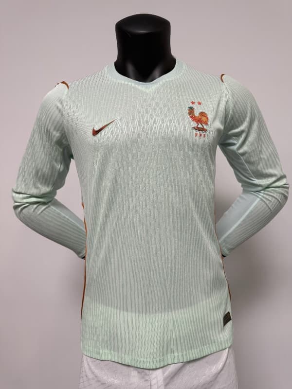 Thailand Quality(AAA) 2026 France World Cup Away Long Sleeve Soccer Jersey (Player) Thailand Quality(AAA) 2026 France World Cup Away Long Sleeve Soccer Jersey (Player)