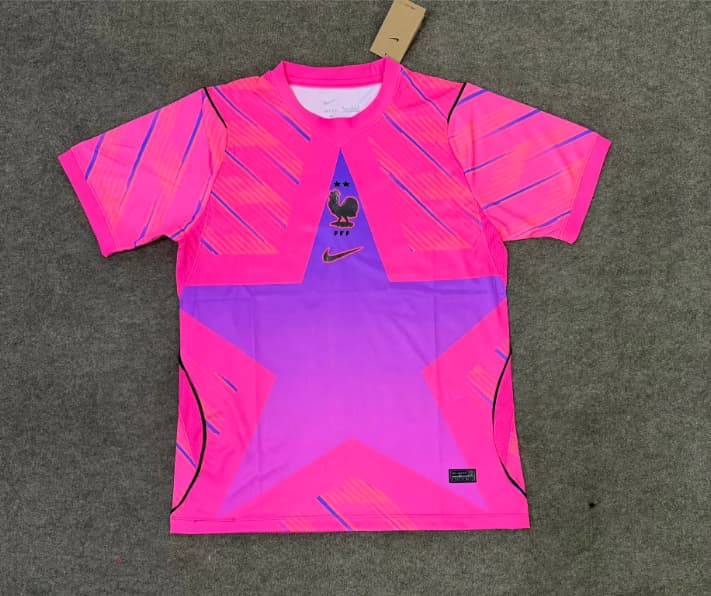 Thailand Quality(AAA) 2026 France Goalkeeper Pink Soccer Jersey Thailand Quality(AAA) 2026 France Goalkeeper Pink Soccer Jersey