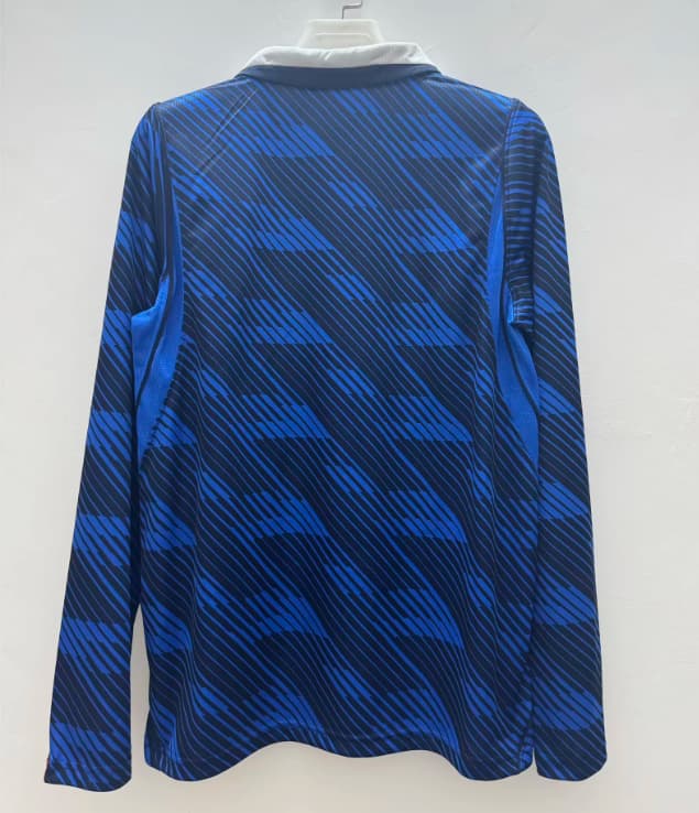 Thailand Quality(AAA) 2026 France World Cup Home Long Sleeve Soccer Jersey