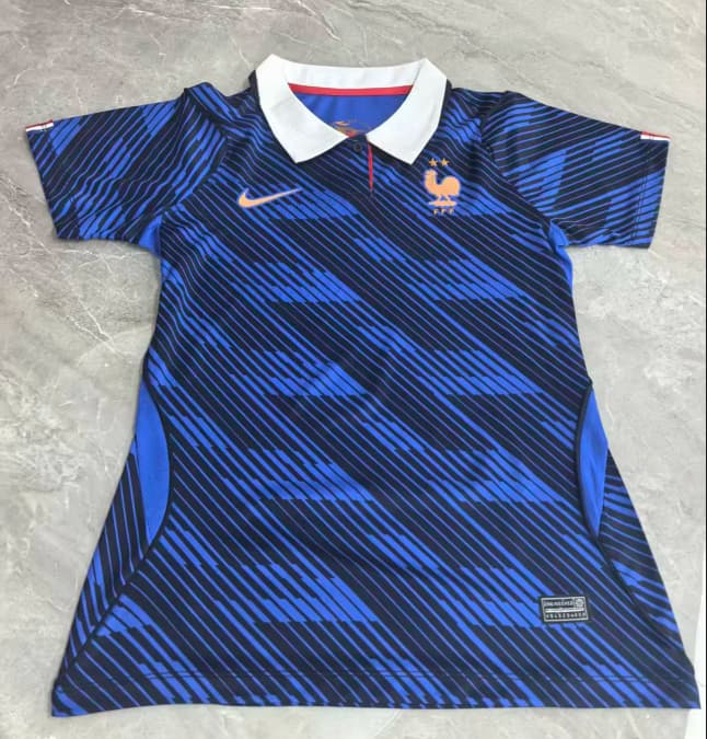 Thailand Quality(AAA) 2026 France World Cup Home Women Soccer Jersey