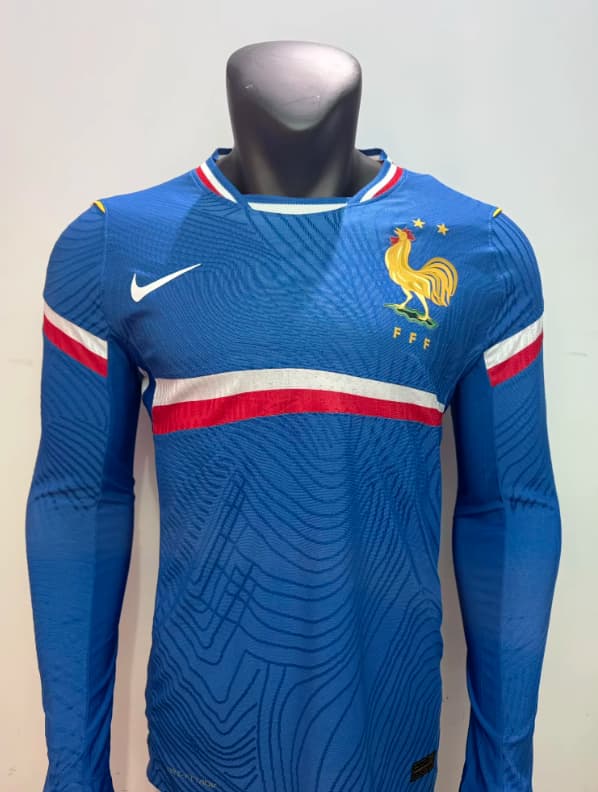 Thailand Quality(AAA) 2026 France Special Long Sleeve Soccer Jersey (Player)