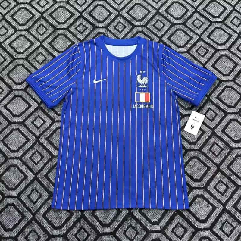 Thailand Quality(AAA) 2026 France Training Soccer Jersey 02