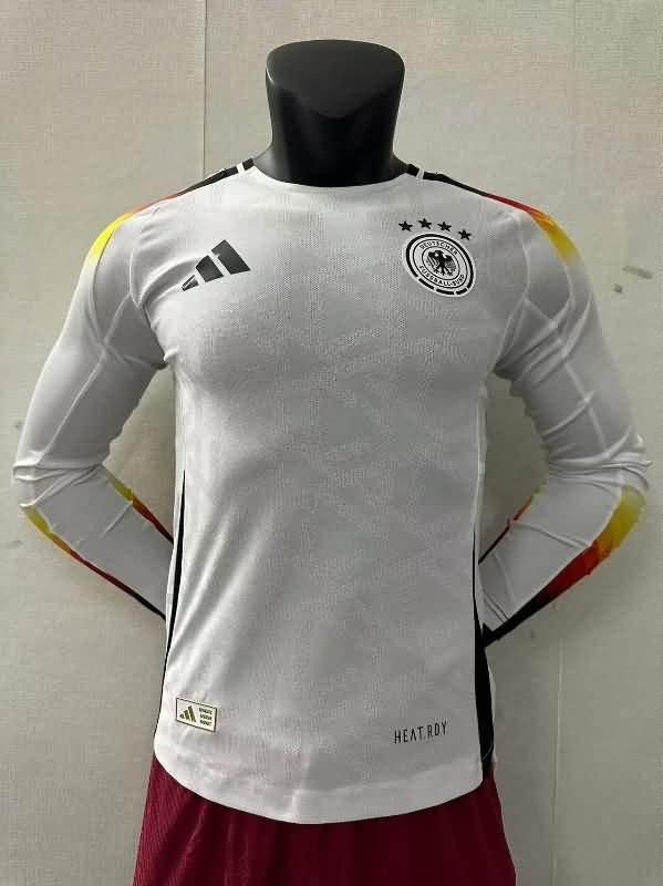 Thailand Quality(AAA) 2024 Germany Home Long Sleeve Soccer Jersey (Player)