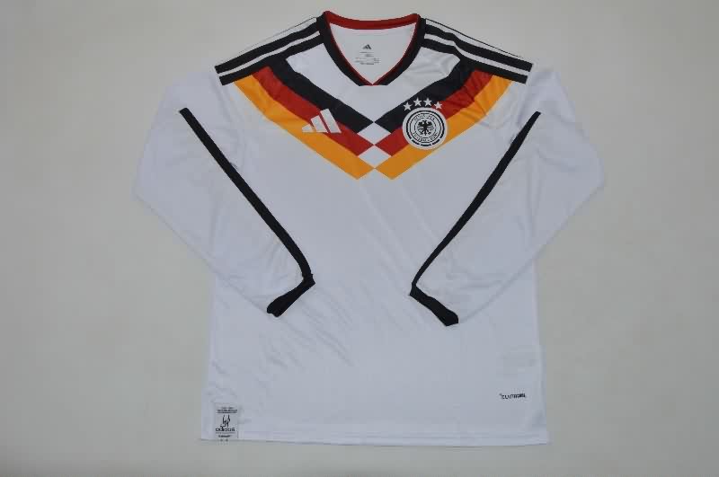 Thailand Quality(AAA) 2026 Germany World Cup Home Long Sleeve Soccer Jersey