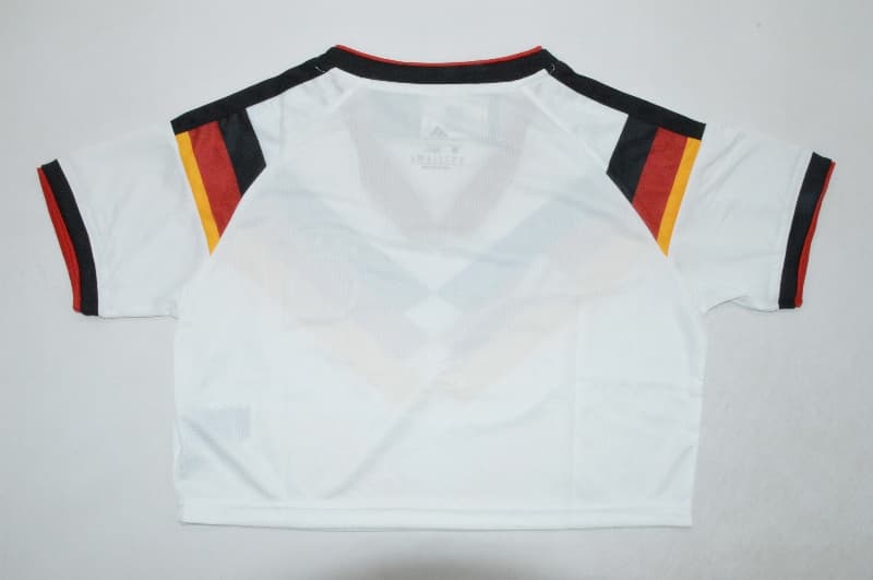 Thailand Quality(AAA) 2026 Germany World Cup Home Women Cropped Soccer Jersey