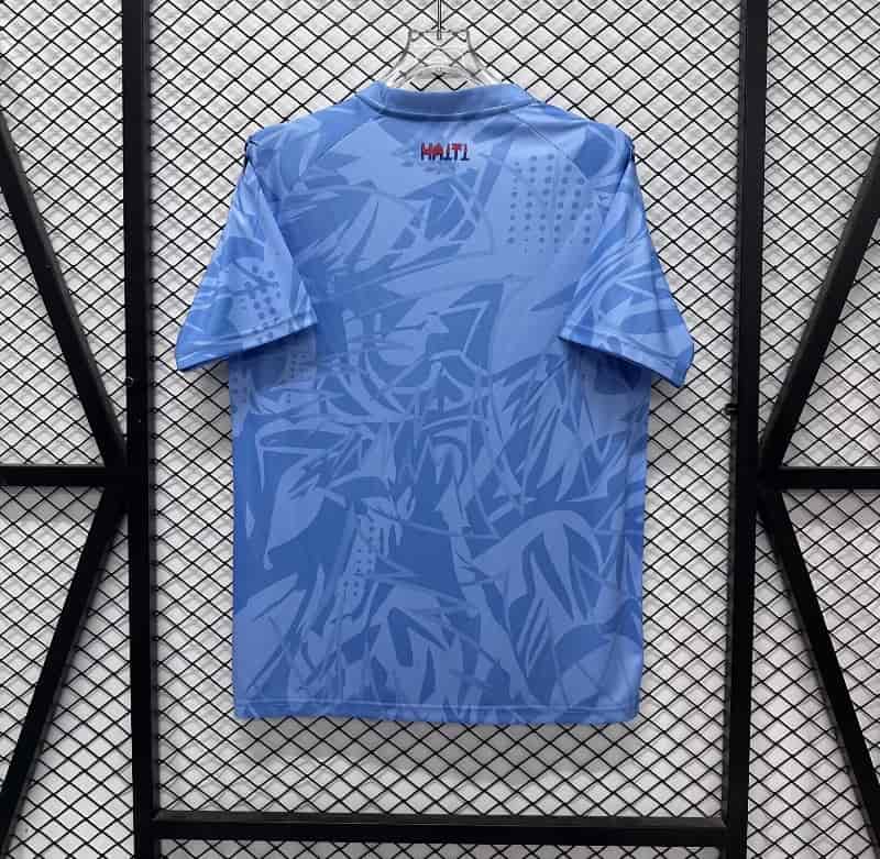 Thailand Quality(AAA) Haiti 2026 World Cup Goalkeeper Blue Soccer Jersey