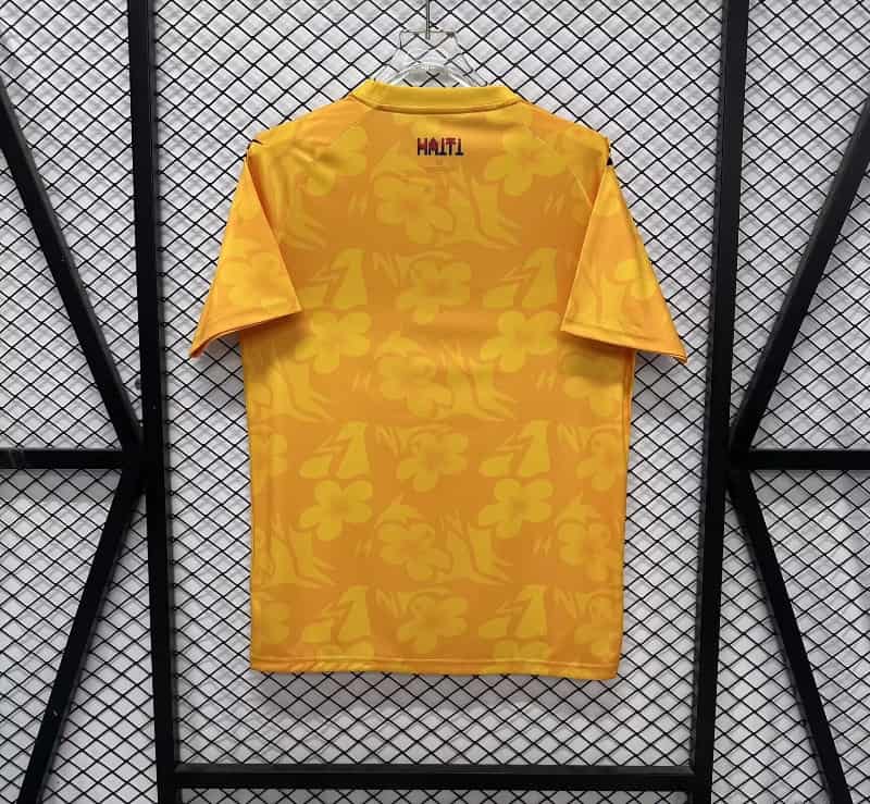 Thailand Quality(AAA) Haiti 2026 World Cup Goalkeeper Yellow Soccer Jersey
