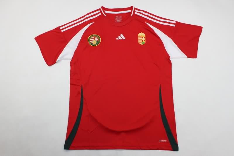 Thailand Quality(AAA) 2024 Hungary Home Soccer Jersey