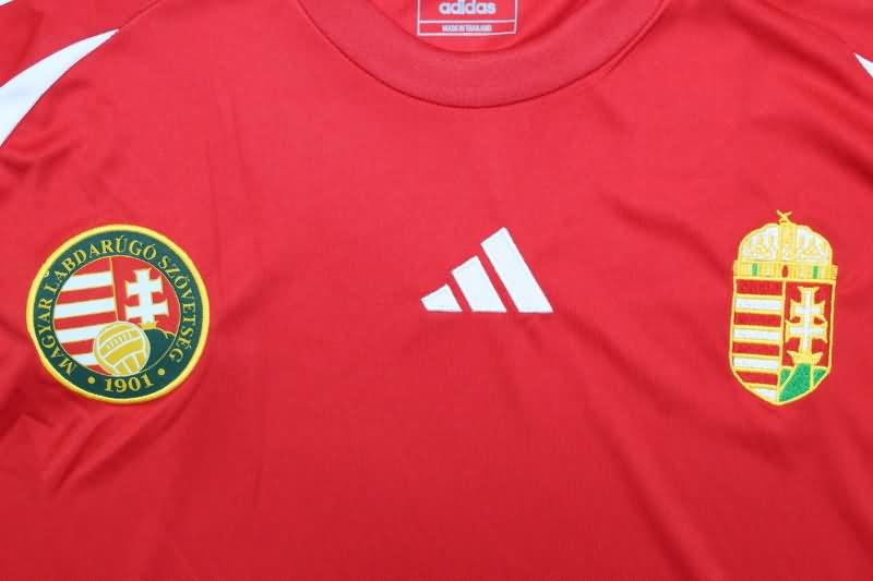 Thailand Quality(AAA) 2024 Hungary Home Soccer Jersey