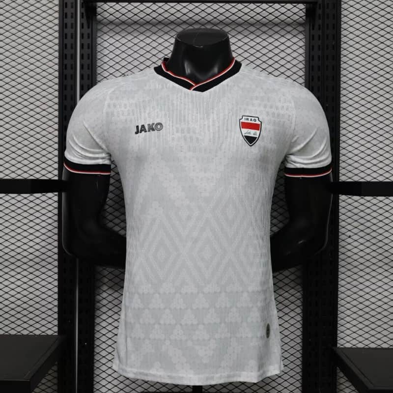 Thailand Quality(AAA) 2026 Iraq Home Soccer Jersey (Player) Thailand Quality(AAA) 2026 Iraq Home Soccer Jersey (Player)