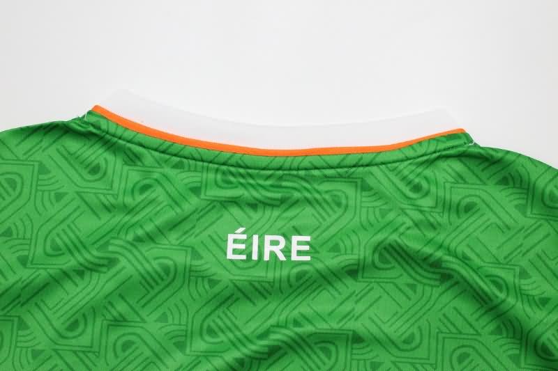 Thailand Quality(AAA) 2024 Ireland Home Soccer Jersey Sponsor