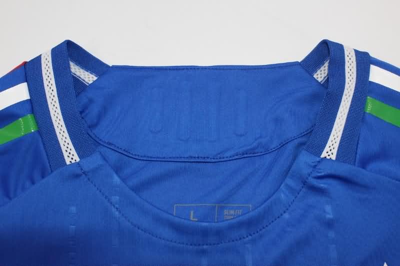 Thailand Quality(AAA) 2024 Italy Home Soccer Jersey (Player)