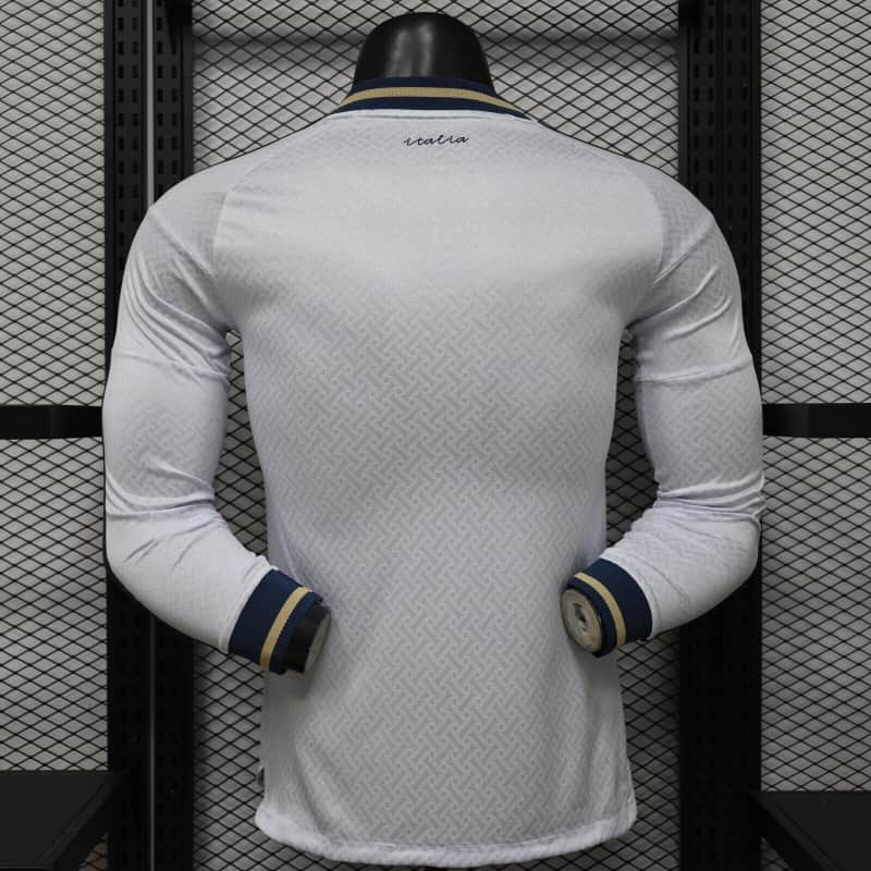 Thailand Quality(AAA) 2026 Italy Away Long Sleeve Soccer Jersey (Player)