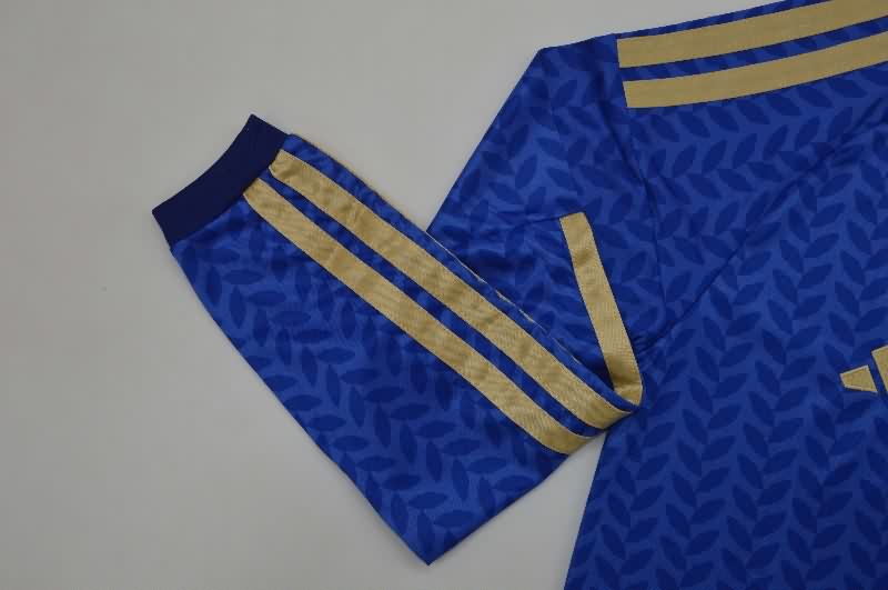 Thailand Quality(AAA) 2026 Italy World Cup Home Long Sleeve Soccer Jersey