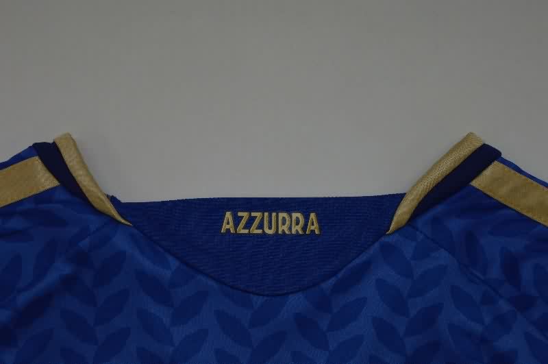 Thailand Quality(AAA) 2026 Italy World Cup Home Long Sleeve Soccer Jersey