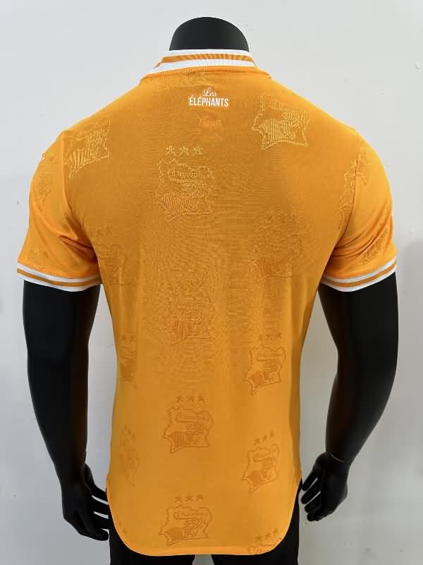 Thailand Quality(AAA) 2025 Ivory Home Soccer Jersey(Player)