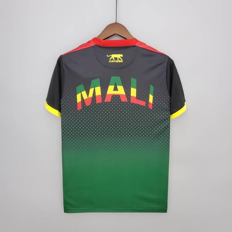Thailand Quality(AAA) 2022 Mali Black Green Soccer Jersey