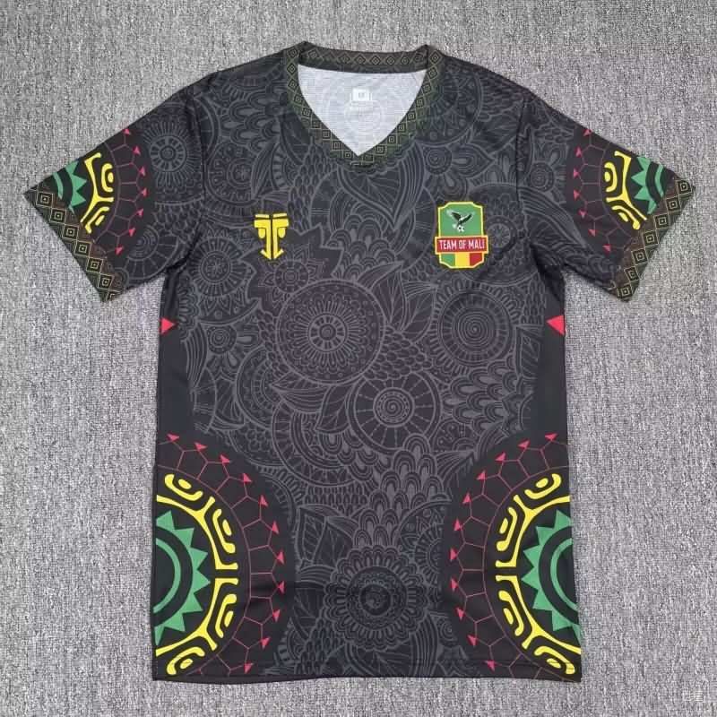 Thailand Quality(AAA) 2025 Mali Black Soccer Jersey