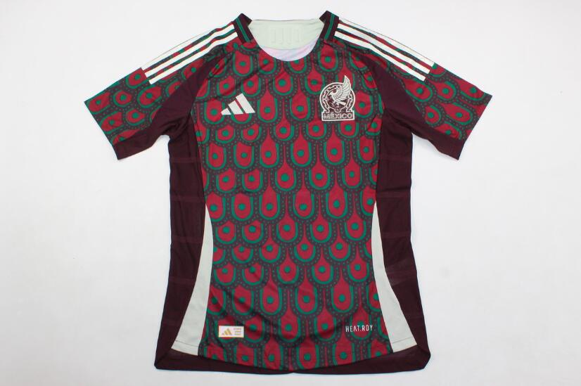 Thailand Quality(AAA) 2024 Mexico Copa America Home Soccer Jersey (Player)