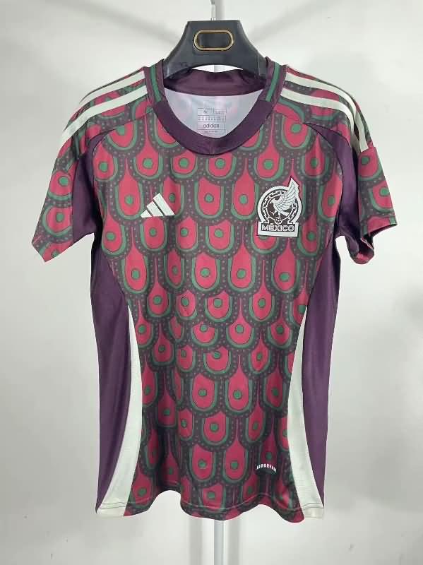 Thailand Quality(AAA) 2024 Mexico Copa America Home Women Soccer Jersey