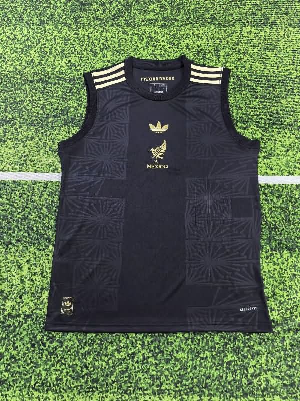 Thailand Quality(AAA) 2025 Mexico Black Vest Soccer Jersey