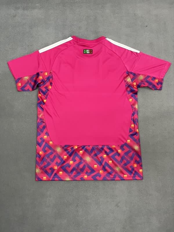 Thailand Quality(AAA) 2025 Mexico Goalkeeper Pink Soccer Jersey