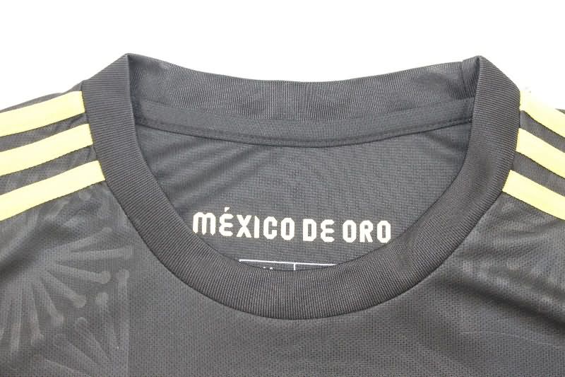Thailand Quality(AAA) 2025 Mexico Gold Cup Black Soccer Jersey