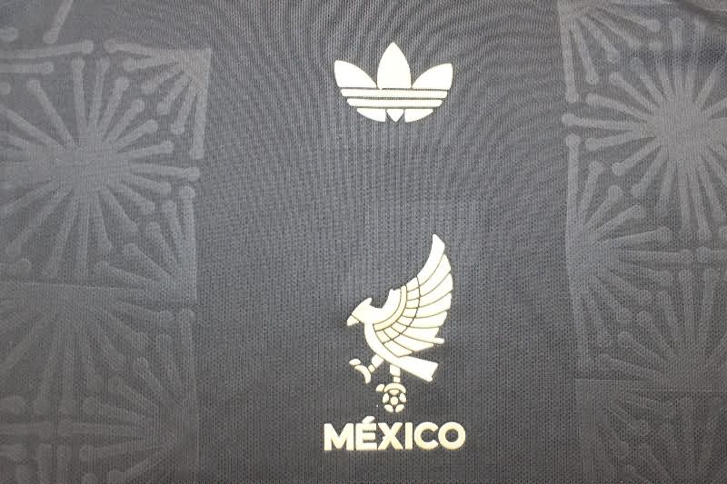 Thailand Quality(AAA) 2025 Mexico Gold Cup Black Soccer Jersey