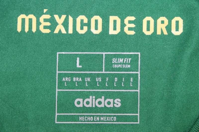 Thailand Quality(AAA) 2025 Mexico Gold Cup Green Soccer Jersey (Player)