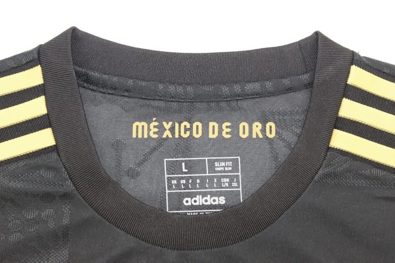 Thailand Quality(AAA) 2025 Mexico Gold Cup Black Soccer Jersey (Player)