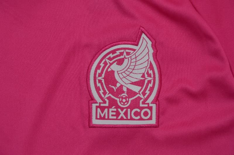 Thailand Quality(AAA) 2026 Mexico Goalkeeper Pink Soccer Jersey