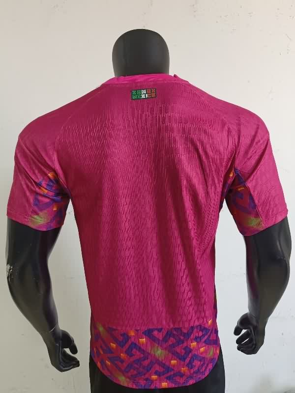Thailand Quality(AAA) 2025 Mexico Goalkeeper Pink Soccer Jersey (Player)