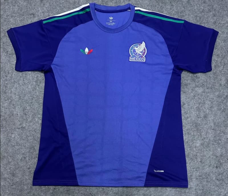 Thailand Quality(AAA) 2026 Mexico Goalkeeper Purple Soccer Jersey