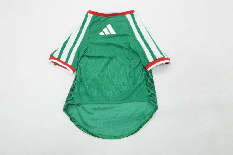 Thailand Quality(AAA) 2026 Mexico Home Pet Soccer Jersey